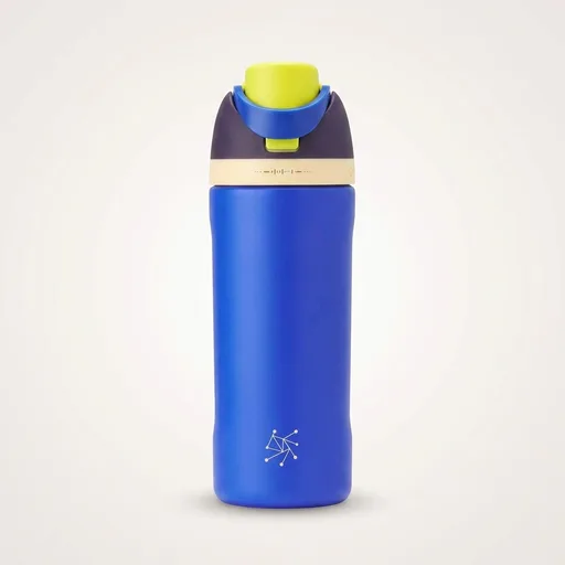 Owala Kids FreeSip Insulated Stainless Steel Water Bottle with Straw for Sports, Travel, and School, BPA-Free Sports Water Bottle, 16 oz, Celestial Sphere