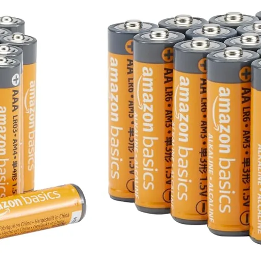 Amazon Basics AA & AAA Alkaline Batteries
