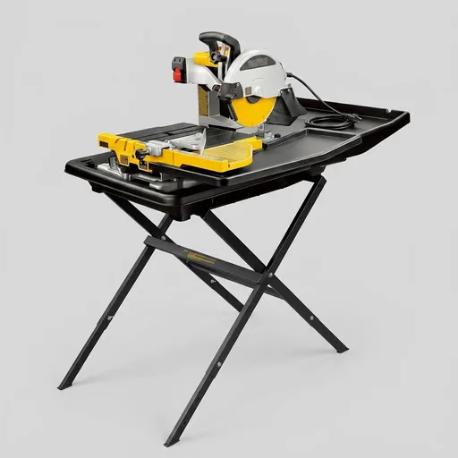 DEWALT Wet Tile Saw with Stand, 10-Inch, Corded (D24000S)