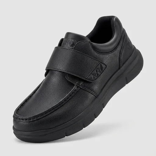FitVille Wide Diabetic Walking Shoes for Men Leather Oxford Comfortable Dress Business Casual Shoes Sneakers for All-Day Comfort