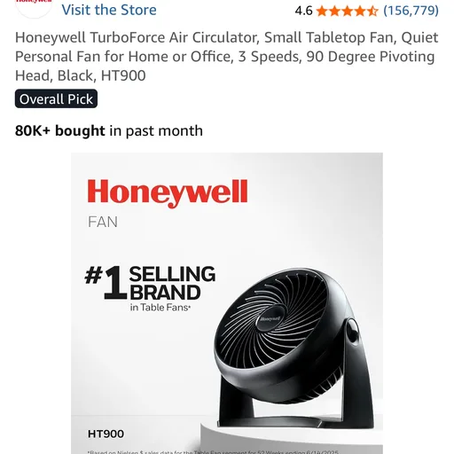 Honeywell Turbo Force Air Circulator