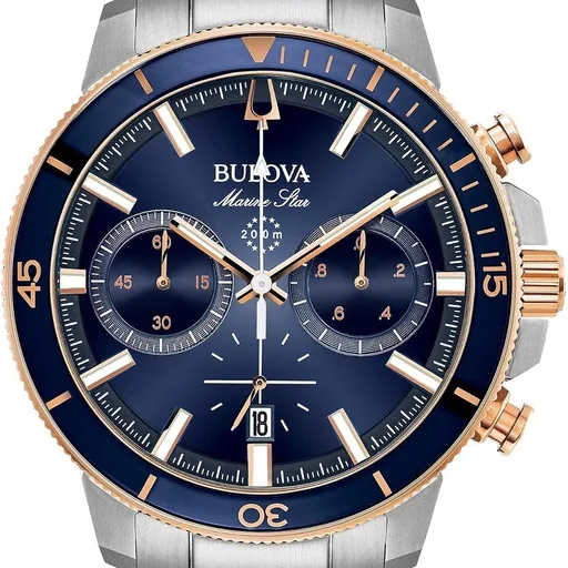 Bulova Men's Marine Star Series-C 6-Hand Chronograph Watch, 45mm