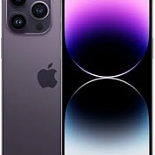 Apple iPhone 14 Pro Max, 128GB, Deep Purple - Unlocked (Renewed)