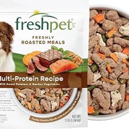 Freshpet Dog Food, Multi-Protein Complete Meal, Chicken, Beef, Egg and Salmon Recipe, 3Lb