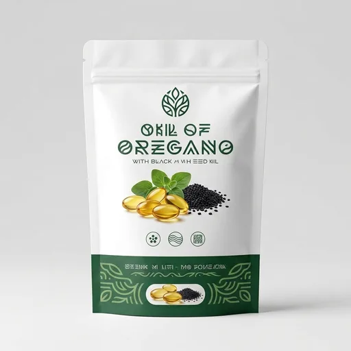 Resilia Oil of Oregano Softgels with Black Seed Oil