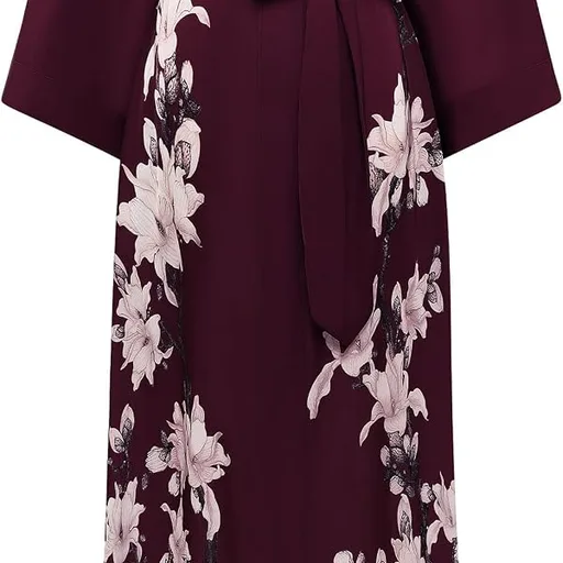 BABEYOND Floral Satin Kimono Robes for Women Lounge Wear with Pockets Box