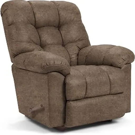La-Z-Boy Gibson Rocking Recliner, Ash | Plush Grand-Scale Comfort