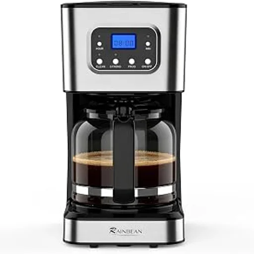 10-Cup Programmable Coffee Maker,Drip Coffee Machine for Home and Office