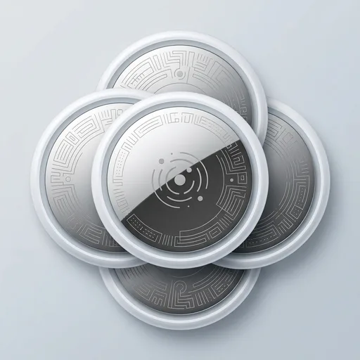 Apple AirTag (2nd Generation) - 4 Pack: Tracker for Keychain, Wallet, and More; Locator with Sound; Simple One-Tap Setup with iPhone or iPad; Key Finder with up to 1.5X Precision Finding Range*