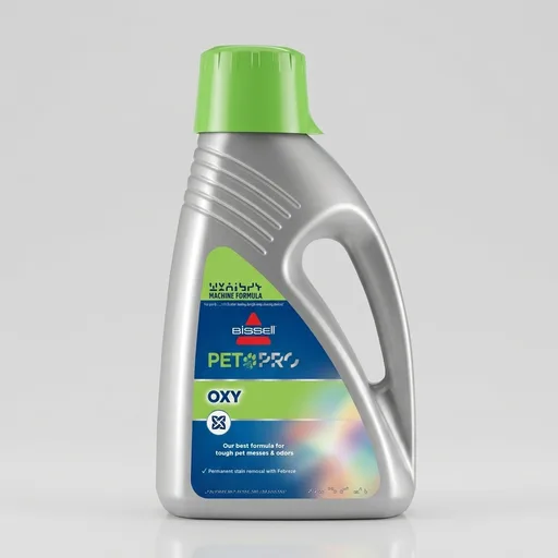 Bissell PET PRO OXY Urine Eliminator with Febreze Carpet Deep Clean Solution, with StainProtect Technology, for use in leading upright carpet cleaners, 48oz, Our best formula for pet messes & odors