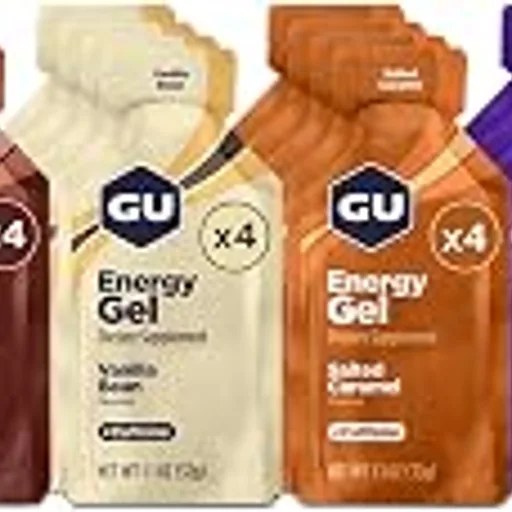 GU Energy, Original Energy Gels, Assorted Flavors, Pouch, 24 Count