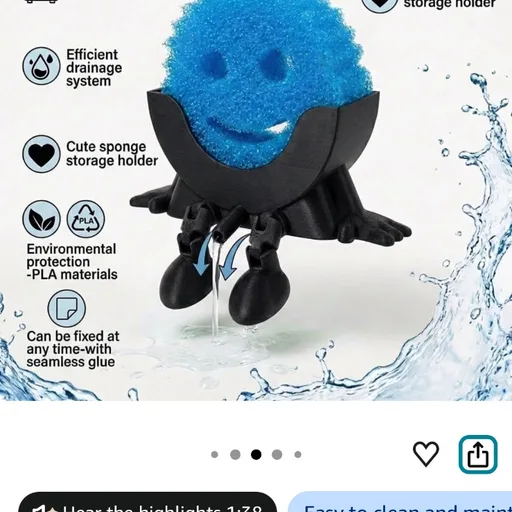Creative Drainage Sponge Holder