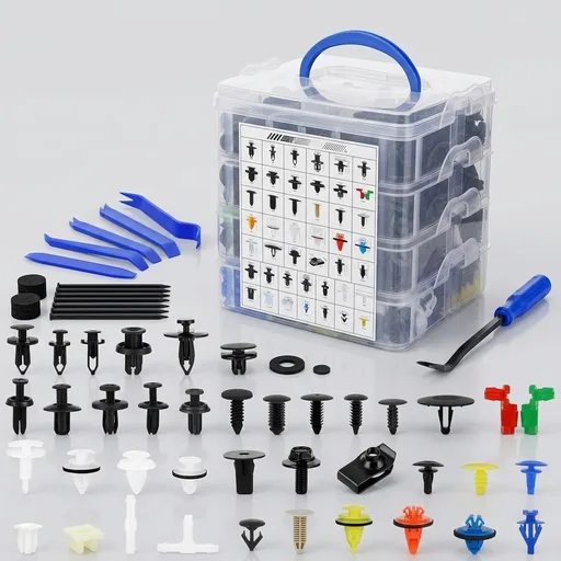 Car Push Retainer Clips Plastic Fasteners Kit