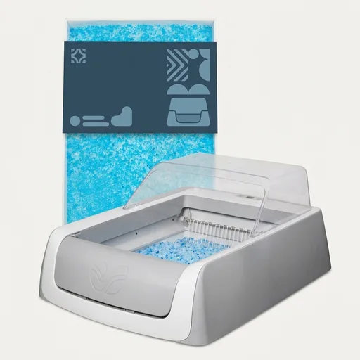 PetSafe ScoopFree Crystal Pro Legacy Self-Cleaning Litter Box