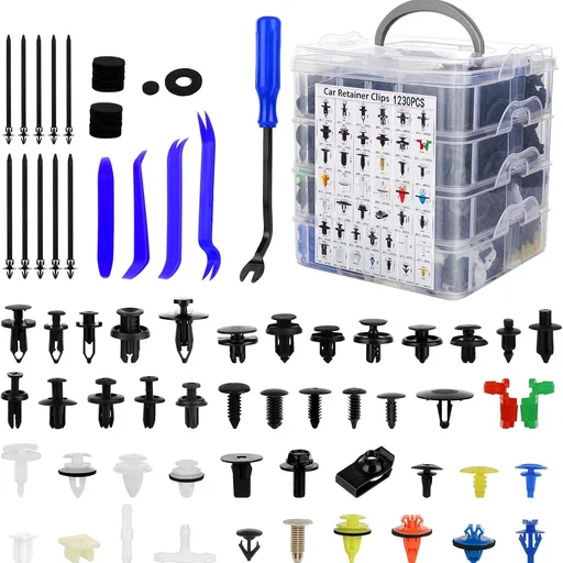 Car Push Retainer Clips Plastic Fasteners Kit