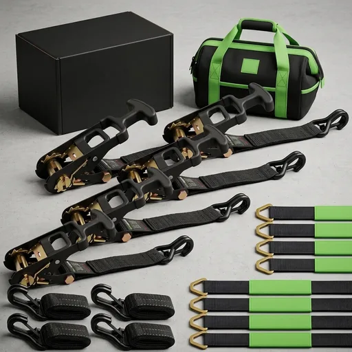 Rhino USA Car Hauler Tie Down Straps
