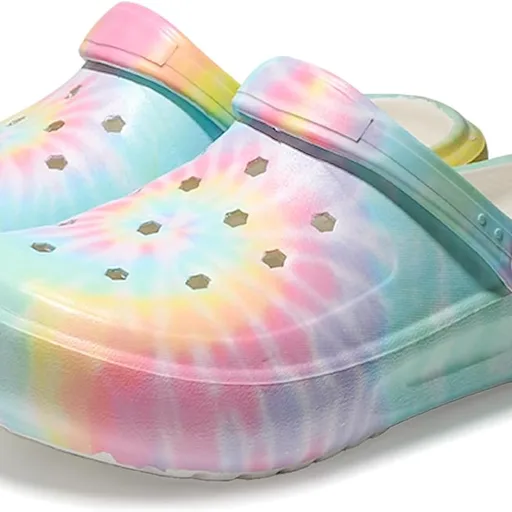 Tie-dye Women's Clogs Lightweight Slip-on Garden Shoes Cheap Slippers/Sandals/Water Shoes