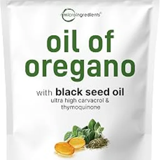 Micro Ingredients Oil of Oregano with Black Seed Oil, 150 Softgels