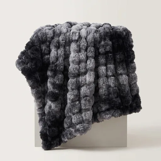 COOVA Faux Fur Throw Blanket