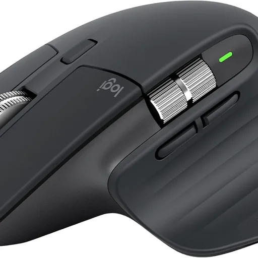 Logitech MX Master 3S Wireless Bluetooth Mouse, Ultra-Fast Scrolling 8K DPI