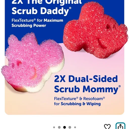 Scrub Daddy Mickey & Minnie Mouse Dish Sponges