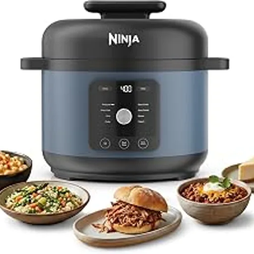 NinjaHyperHeat™ 9-in-1 Pressure Cooker, 6.5-qt, Blue Macaron, PC201