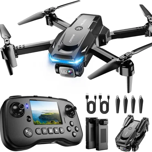Drone with Camera, Screen on Controller Remote Control Quadcopter FPV Drone