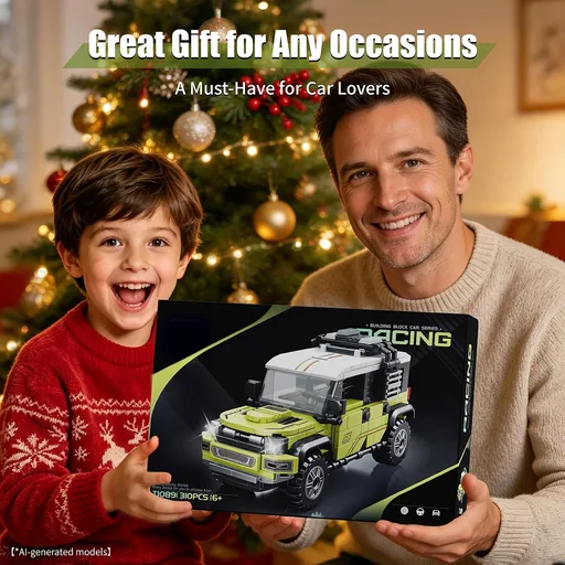 Off-Road Sport Car Building Set, Vehicle Model Kit