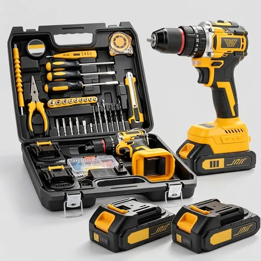 3/8" Brushless Compact Cordless Drill Tool Set