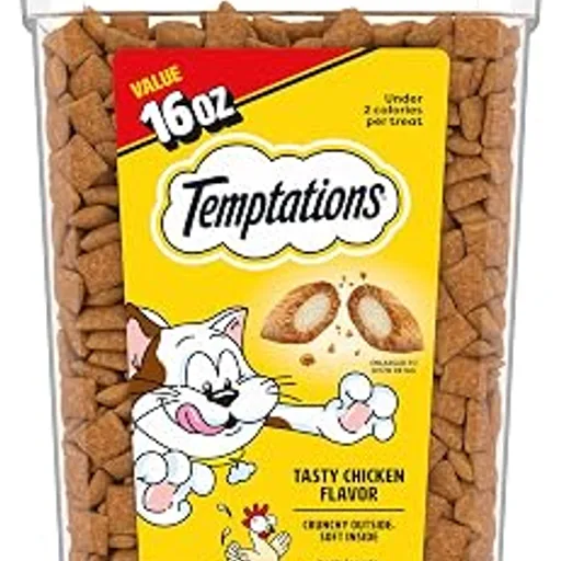 Temptations Classic Crunchy and Soft Cat Treats, Tasty Chicken, 16 oz