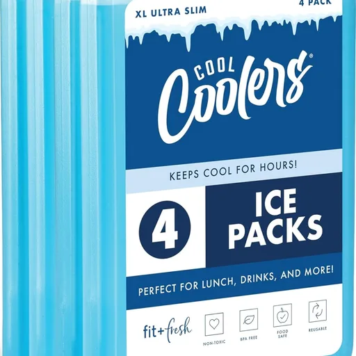 Cool Coolers by Fit & Fresh XL Slim Ice Packs