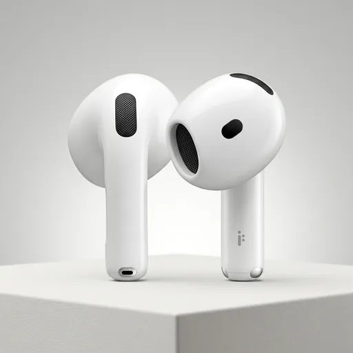 AppleAirPods 4 Wireless Earbuds, Bluetooth Headphones, with Active Noise Cancellation, Adaptive, Transparency Mode, Personalized Spatial Audio, USB-C Charging C