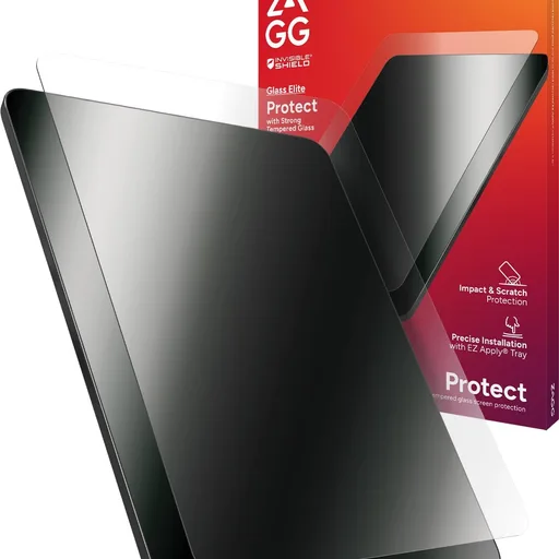 ZAGG Glass Elite iPad Pro 13" (M5)/ Pro 13" (M4) Screen Protector - Ultra-Strong, Scratch-Resistant, Smudge-Free, Easy Install, Eco-Friendly, Tempered Aluminosilicate Glass