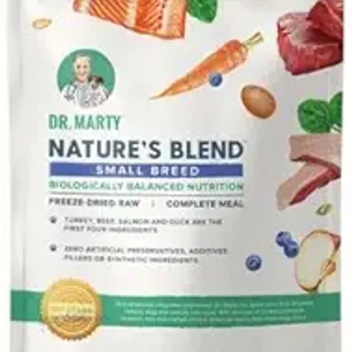 Dr. Marty Nature's Blend Adult Small Breed Freeze-Dried Raw Dog Food 6 oz, 6 Ounce (Pack of 1)