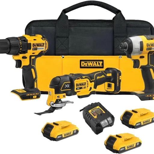 DEWALT 20V MAX 3-Tool Brushless Power Tool Set (DCK360D3)