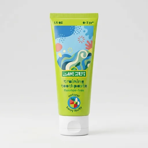 Orajel Naturals Sesame Street Kids Fluoride-Free Toothpaste, Berry, 1.5 Oz
