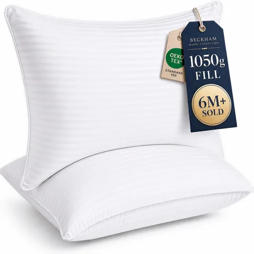 Beckham Hotel Collection Bed Pillows Queen Size Set of 2