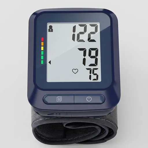 Wrist Blood Pressure Monitor - Automatic Blood Pressure Cuff for Home Use, Digital BP Monitor Wrist with Large LCD Display, BP Cuff Wrist for Adults, 2x60 Memory, Fits 5.3"-8.5"