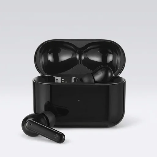 Amazon Basics Bluetooth Headphones True Wireless Earbuds IPX4Waterproof, in-Ear w/Mic,Charging Case, Black
