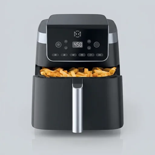 Ninja XL Air Fryer with MaxCrisp | 6.5 QT Capacity | 6-in-1 Max Crisp, Air Fry, Roast, Bake, Reheat & Dehydrate | 450°F Temp | 1750 Watts | Nonstick Basket, Crisper Plate & Recipe Guide | Grey | AF181