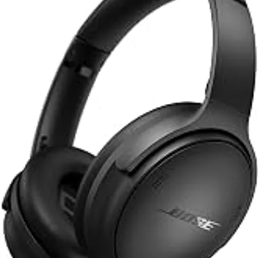 BoseQuietComfort Headphones - Wireless Bluetooth Headphones, Active Over Ear Noise Cancelling and Mic, USB-C Charging, Deep Bass, Up to 24 Hours of Playtime, Bl