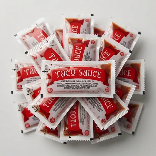 Portion Pack Taco Sauce, 0.32-Ounce Single Serve Packages (Pack of 200)