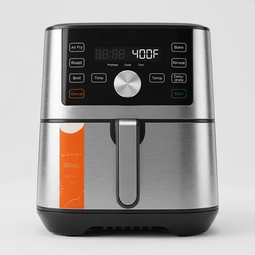 Instant Pot 6QT VORTEX Plus Air Fryer, 6-in-1, Air Fry, Broil, Dehydrate, Crisp, Roast, Reheat, Bake, Dishwasher-Safe Airfryer basket, from the Makers of Instant Pot, Stainless Steel
