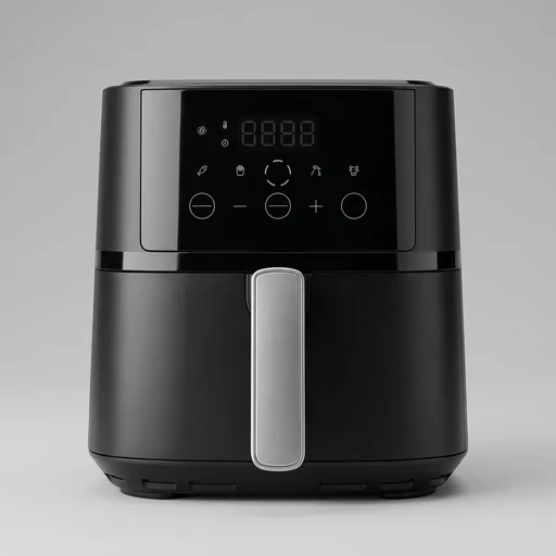 Chefman Air Fryer – 4 QT Compact Airfryer for Quick & Easy Meals in Minutes, Features Hi-Fry Technology for Extra Crisp, Touchscreen Controls with 4 Presets, Nonstick & Dishwasher Safe Basket - Black