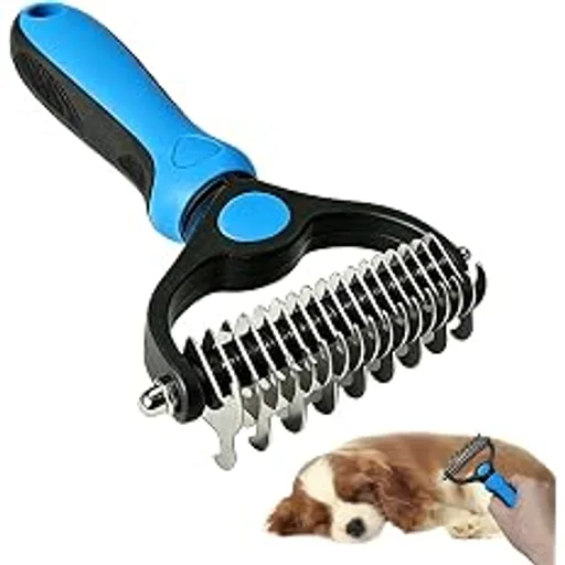 2 in 1 Double Sided Dematting Comb for Cats & Dogs