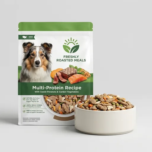 Freshpet Dog Food, Multi-Protein Complete Meal, Chicken, Beef, Egg and Salmon Recipe, 3Lb