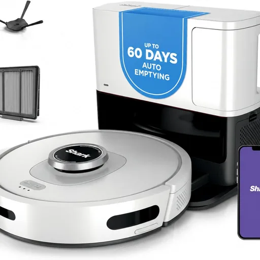 Shark AI Ultra Robot Vacuum, 60-Day Self-Emptying Base, Black, AV2511AE