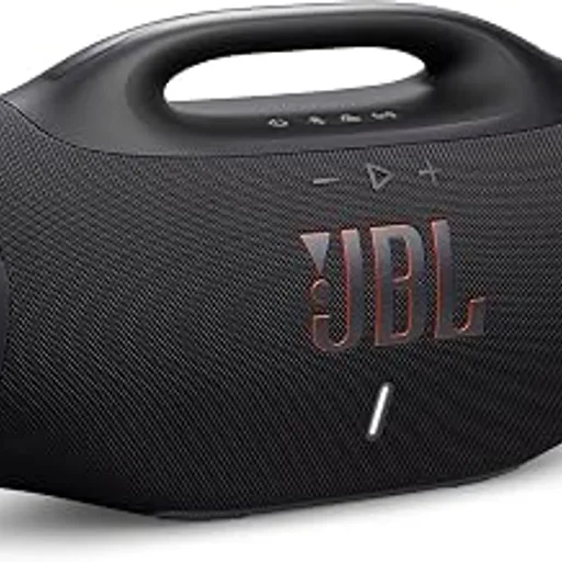 JBLBoombox 4 Portable Bluetooth Speaker, Waterproof, Deep Bass - Black