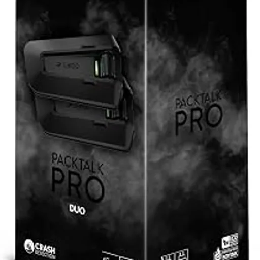 Cardo PACKTALK PRO Motorcycle Helmet Communication System, 2-Pack