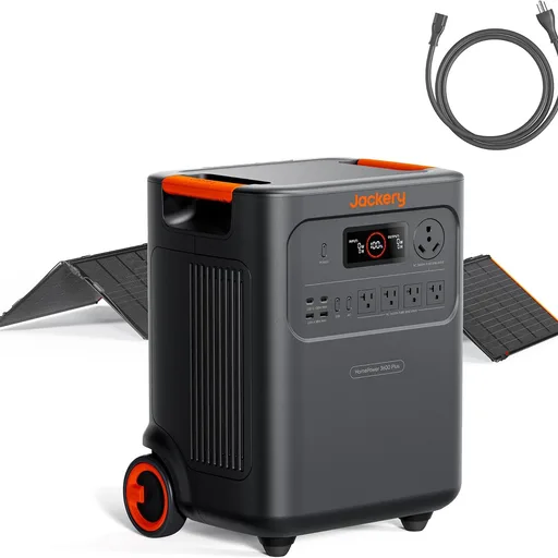 Jackery HomePower 3600 Plus and 500X Solar Panels, 3584Wh, 3600W AC Output